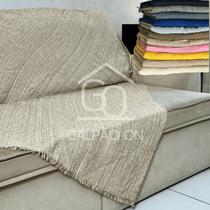 Manta Para Sofá Luxo Gigante Tipo Capa De Sofá Manta Para Sofá Protetora para Decoração Várias Cores