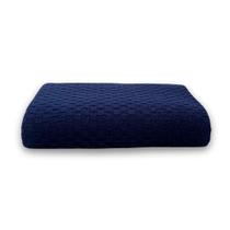 Manta Para Sofá Papoula Azul Marinho 160Cm - Vangart Manta Para Sofá Papoula Azul Marinho 160Cm - Vangart
