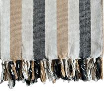 Manta Para Sofá Protetora E Decoração 100% Algodão Colcha Coberta Cama Grande Tear Artesanal Kit 2 Unidades 2,40 x 1,40