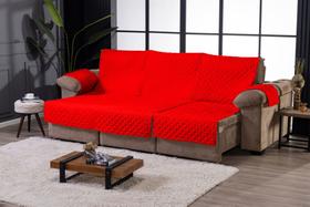 Manta para Sofá Retrátil e Reclinável 3 Lugares 2 Metros Com Bolso Lateral e Elástico