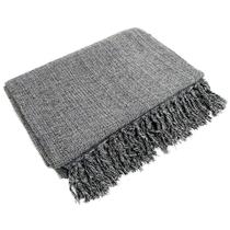 Manta Para Sofá Tipo Capa De Sofá 1,80X2,40 Cinza Mesclado