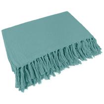 Manta Para Sofá Verde Água Liso 2,40 X 1,80 Manta Para Sofá Verde Água Liso 2,40 X 1,80