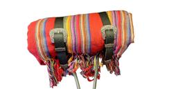 Manta peruana com cinta de couro izzy amiel - vermelho original Manta peruana com cinta de couro izzy amiel - vermelho original