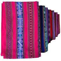 Manta peruana de 178 x 120 cm, leve e vibrante Manta peruana de 178 x 120 cm, leve e vibrante