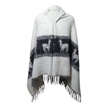 Manta Peruana de Lã de Alpaca Cor:Branca Manta Peruana de Lã de Alpaca Cor:Branca