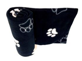 Manta Pet cobertor em soft preto tamanho G para cães e gatos