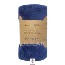 Manta Pet de Microfibra Cobertor Cachorro Gato 1,05m x 90cm - CAMESA