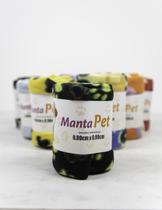Manta Pet Soft Estampado Cachorro e Gato ( 0,80 x 0,90) - New Básico