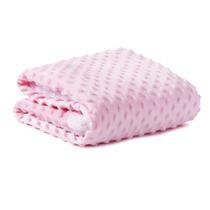 Manta Pipoquinha Infantil Bebê Loani Sherpa 75 X 100 - Rosa Atacado Revenda Barato