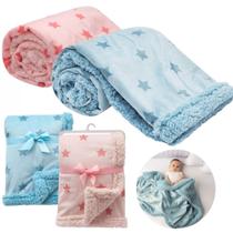 Manta Plush Bebe Cobertor Microfibra Inverno Maternidade