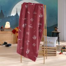 Manta Plush Licenciado Harry Potter Diagonal Solteiro 150x220cm - Diagonal