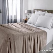 Manta Plush Solteiro Marrom GA Confort Manta Plush Solteiro Marrom GA Confort