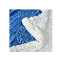 Manta Polar de 2 lugares Thermal Blue