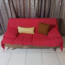 Manta Pra Sofá Gigante Luxuosa 2,40m x 1,80m Tijolinho