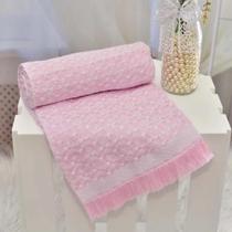 Manta Primavera Térmica Rosa Texnew 100% Algodão Manta Primavera Térmica Rosa Texnew 100% Algodão
