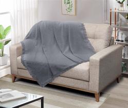 Manta Protetor Sofá Soft Viena Lisa Algodão Luxo Decorativa Manta Protetor Sofá Soft Viena Lisa Algodão Luxo Decorativa
