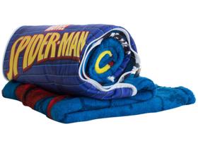 Manta que Vira Almofada Spider-Man Marvel Original Jolitex Manta que Vira Almofada Spider-Man Marvel Original Jolitex