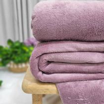 Manta Queen Aconchego Tecido Fleece - Roxo