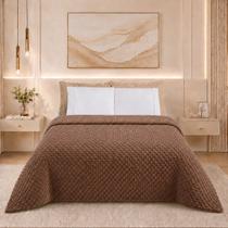 Manta Queen Aspen 240g Grossa Premium Frio 2,20m x 2,40m Extra Macia Cobertor Linha Inverno