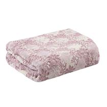 Manta Queen Flannel 220x240cm Sollievo Relevo Jolitex Cor:Cipo