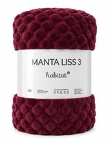 Manta Queen Habitat Liss 3 2,20x2,40m Super Macia Toque Aveludado Manta Queen Habitat Liss 3 2,20x2,40m Super Macia Toque Aveludado