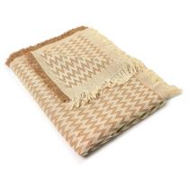 Manta Ráfia Para Sofá Estilo Italiano Grande Estiloso Sala Decoração Estilosa 150x120cm