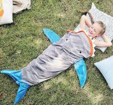 Manta Saco de Dormir Infantil Microfibra Bouton 1,40m x 60cm Baleia