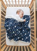 Manta Sherpa Dupla Face Para Bebê Menino