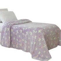 Manta Shine 200 Infantil 1,50m x 2,0m Corttex Brilha no Escuro Macia e Quentinha Estampada