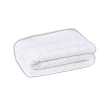 Manta Sofa Cama Casal Tricot London Branco