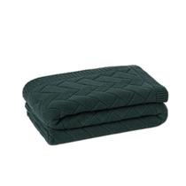 Manta Sofa Cama Casal Tricot London Verde