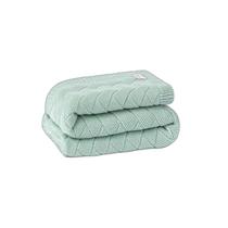 Manta Sofa Cama Queen Tricot London Menta