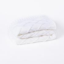 Manta Sofa Cama Solteiro Tricot Paris Branco