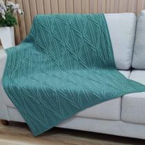 Manta Sofa Trico Decorativa 150x90cm Usufruto Tricot c2
