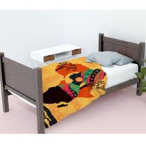 Manta Soft África Mulher Feminina Solteiro 1,50mx2,20m Manta Soft África Mulher Feminina Solteiro 1,50mx2,20m