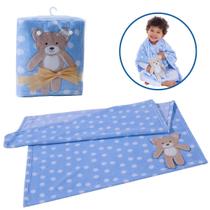 Manta Soft Bichinho Bebê Infantil Cobertor Anti-alérgico