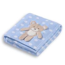 Manta Soft Bichinhos Bebê Infantil Cobertor Antialérgico
