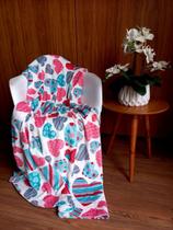 Manta Soft Cobertor Estampado 2m x 1,80m Antialérgico Fleece - Casa Pedro