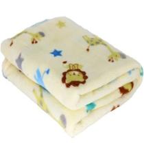 Manta Soft Cobertor Macio Infantil Mundo Safari Manta Bebe 90x110cm  Antialérgico