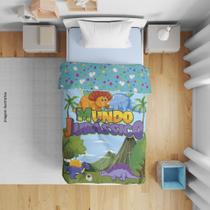 Manta Soft Dinossauro 2 Criança Menino 1,50mx2,20m Manta Soft Dinossauro 2 Criança Menino 1,50mx2,20m