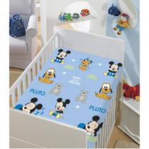 Manta Soft Disney Mickey Baby e Pluto 0,90 cmx1,10 cm Jolitex