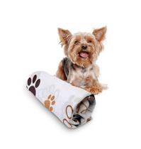 Manta Soft Microfibra Pet Cachorro Patinhas 70cmx100cm - PRESENTE-BRINDE