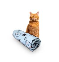Manta Soft Microfibra Pet Gato Estampa Gatos 70cmx100cm
