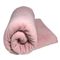 Manta Solteiro Blush Felpuda Rosa 2,20X1,50M
