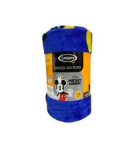 Manta Solteiro Fleece 150x220 Lepper 200g/m² Mickey