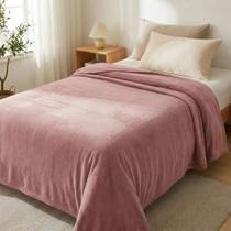 Manta Solteiro Fleece Lisa 150x220 Andreza Rosa Manta Solteiro Fleece Lisa 150x220 Andreza Rosa