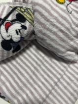 Manta solteiro inpiração mickey marinheiro disney 1,40mx200m fleece estampada