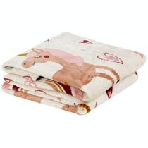 Manta Solteiro Kids Flannel Microfibra 1 Peça Unicornio Manta Solteiro Kids Flannel Microfibra 1 Peça Unicornio