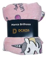 Manta Solteiro que Brilha no Escuro 180x200cm Dcaza