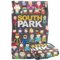 Manta South Park com o Elenco Completo - Toque Sedoso 90x147cm Manta South Park com o Elenco Completo - Toque Sedoso 90x147cm